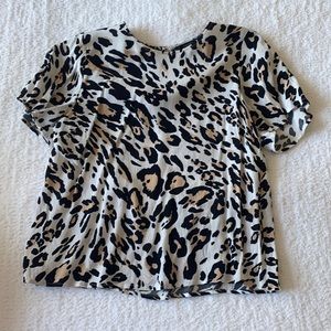 Leopard blouse